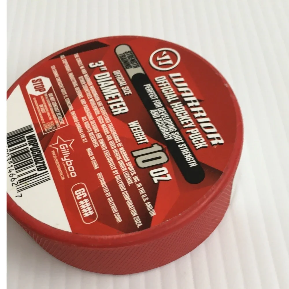 Warrior Official Hockey Puck 10 oz Training Strength Accuracy 3 Inch - Picture 4 of 4